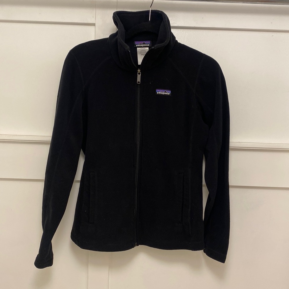 Patagonia Black Micro Fleece Jacket small